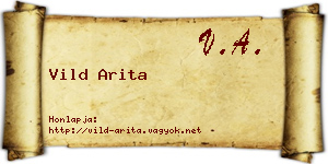 Vild Arita névjegykártya